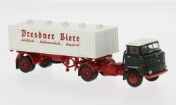 Brekina 71221 - H0 - IFA W50 Bier-Sattelzug Dresdner Biere